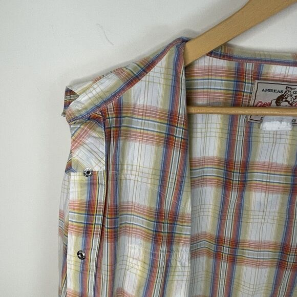 VTG 80s 90s Wrangler Western Shirt Pearl Snap Plaid Cowboy Men XXL / See Below - Picture 10 of 14